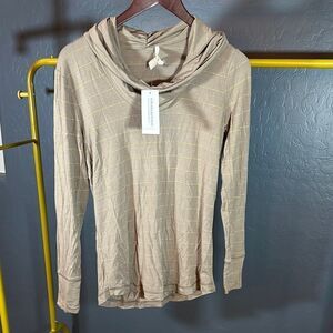 Banana Republic‎ Taupe Cowl Neck Blouse
